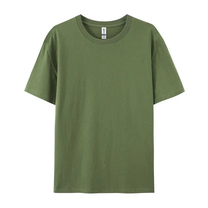 100% Cotton Solid T-shirts Women Sporty Short Sleeve Tees Fashion Casual White Black Clothing Loose O-Neck Female Summer Tops