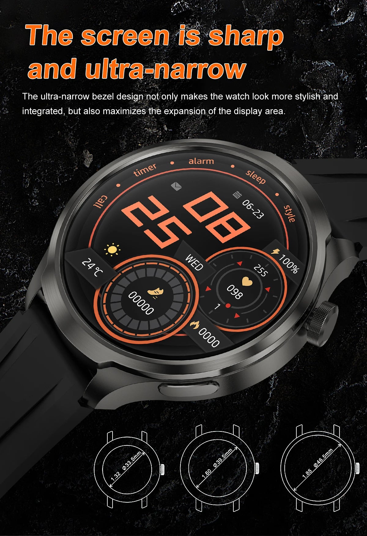 NEW GPS Outdoor fitness NFC Smart Watch Men 1.85 Inch AMOLED Screen  Bluetooth Call IP67 Waterproof Man Smart Watches Man 2025