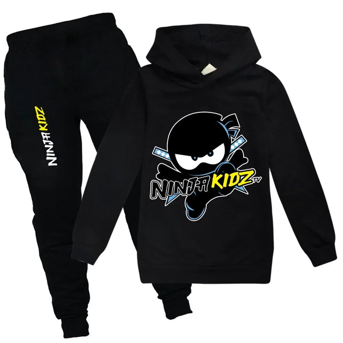 Kids' Ninja Graphic Hoodie Set — product image