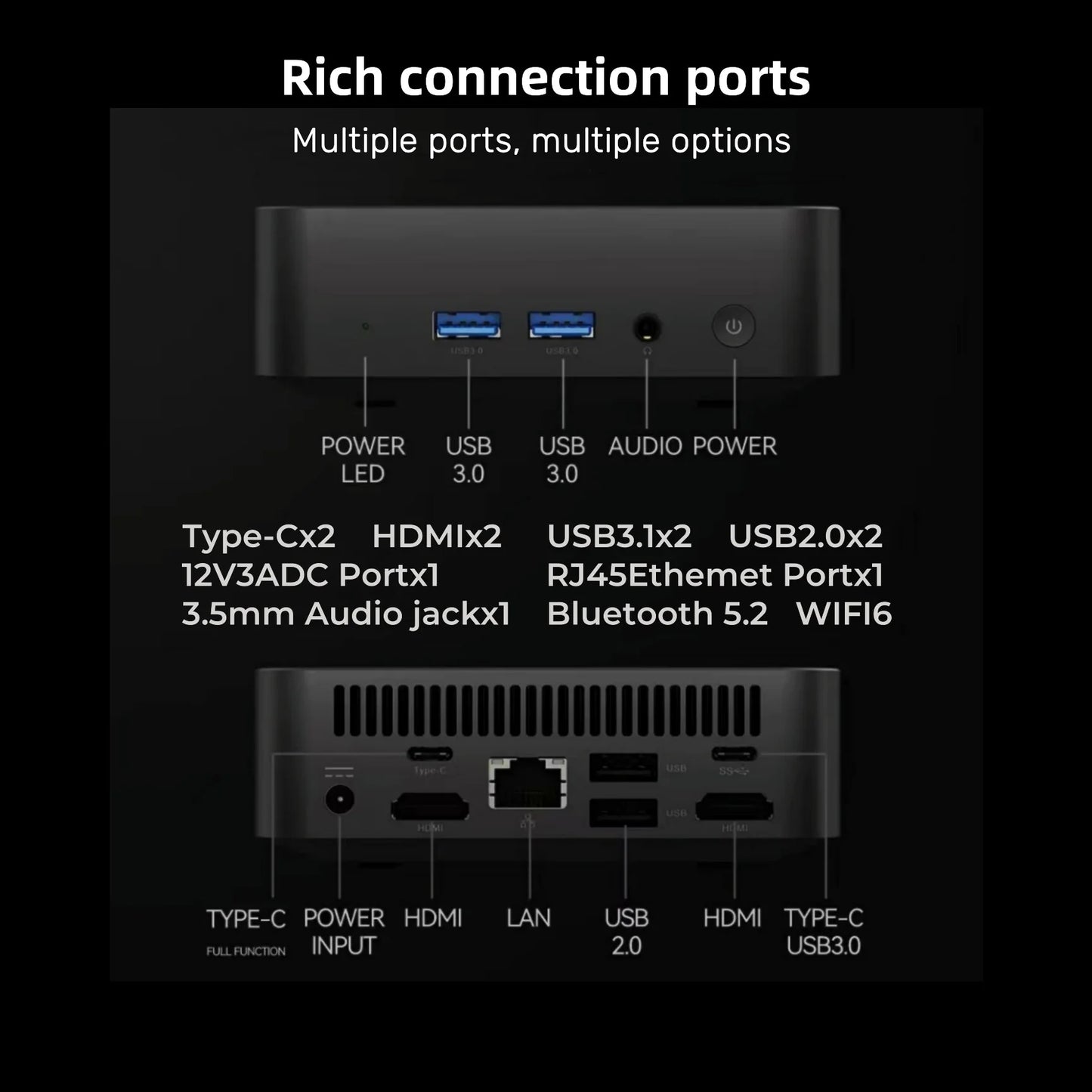 2026 Mini PC Intel Core i9 10980HK Intel N150 Windows 11 16GB 32GB RAM 1TB 2TB SSD 4KHD Pocket Desktop PC Gaming Computer WiFi 6