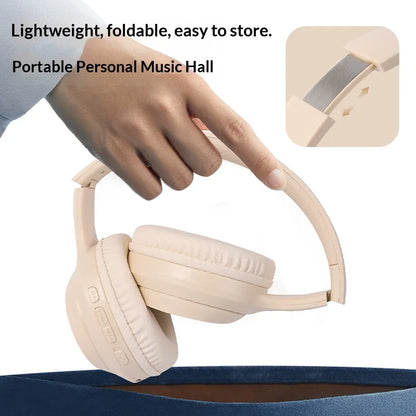 Lenovo Original Bluetooth 5.3 Earphones Over-ear Foldable Computer Wireless Headphones Gaming Headset 360° Stereo Sound Headset