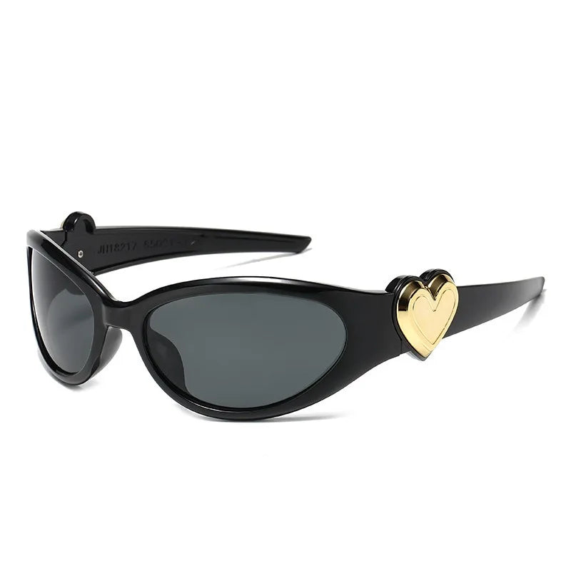 Retro Oval Cat-Eye Sunglasses — product image