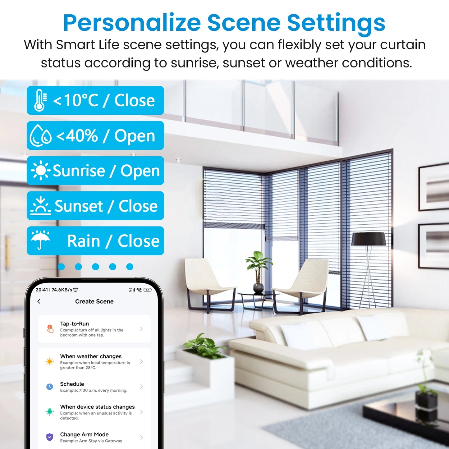 LoraTap WiFi Smart Curtain Switch Module Remote Control & Timer Works with Tuya Smart Life Google Home Alexa for Roller Blinds