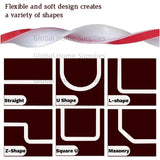Flexible Shower Door Water Barrier — view 4