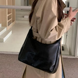 Soft Faux-Leather Hobo Bag — view 5