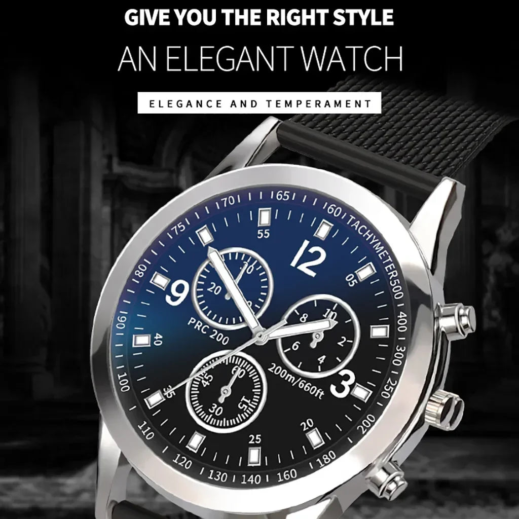 Luxury Quartz Watch for Men Stainless Steel Dial Casual Quartz Wristwatches Bracele Watch Relogio Masculino Часы Мужские