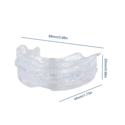 Reusable Anti Snore Mouth Guard with Storage Box Anti Snoring Bruxism Mouth Guard Improve Sleeping Reduction Snoring Device