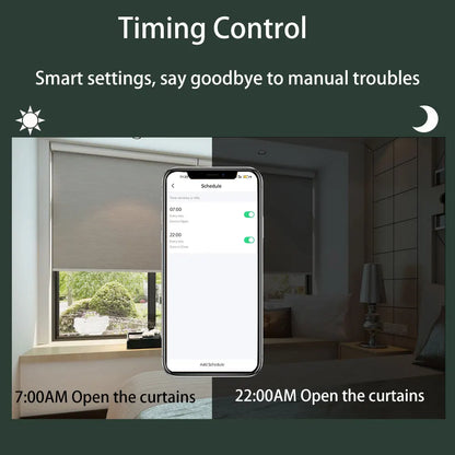 Tuya Wifi Roller Shutter Blinds Motor Automatic Blind Curtain For 38mm Tube Smart Life App Alice Alexa Google Home Voice Control