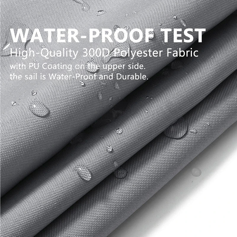 3x5m 3x6m 4x5m outdoor waterproof and UV shade sail 300D Oxford cloth shade canvas garden terrace canopy camping sun shelter