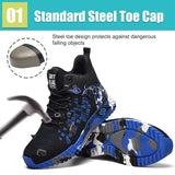 Camouflage Steel-Toe Work Boots — view 2