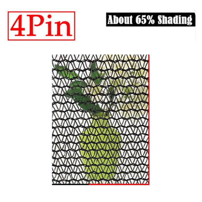 6X6m Black Shade Cloth with Grommets Sunblock Mesh Cover Anti-UV Garden Balcony Plant Sunshade Net Outdoor Greenhouse﻿﻿﻿﻿﻿﻿﻿﻿﻿﻿
