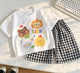 Kids' T-Shirt & Gingham Shorts Set — view 7