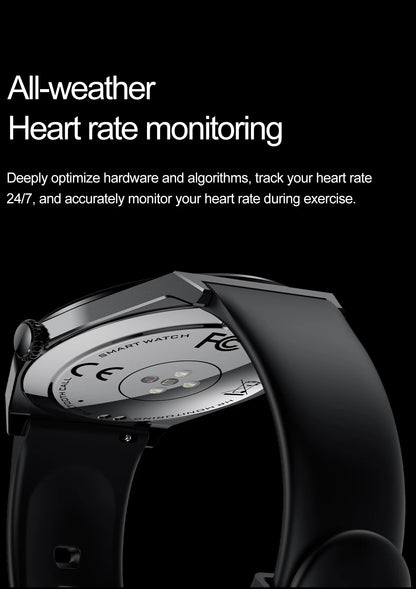 DAORKOW New Ultra thin Wireless Call SmartWatch Women Watches Men Sports Fitness Tracker Heart Rate Smartwatches For Android IOS