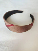 Wide Solid & Plaid Headband — view 4