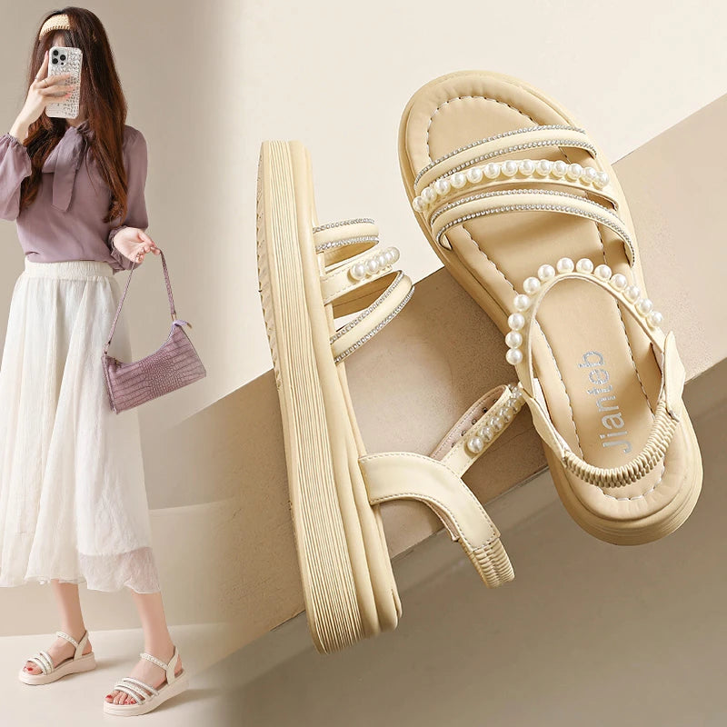 New Arrival Women's Sandals Slides Fashion Casual Ladies Breathable Non-slip Soft Sole Outdoor Beach Daily Home Shoes