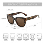 Zenottic Retro Square Sunglasses — view 4