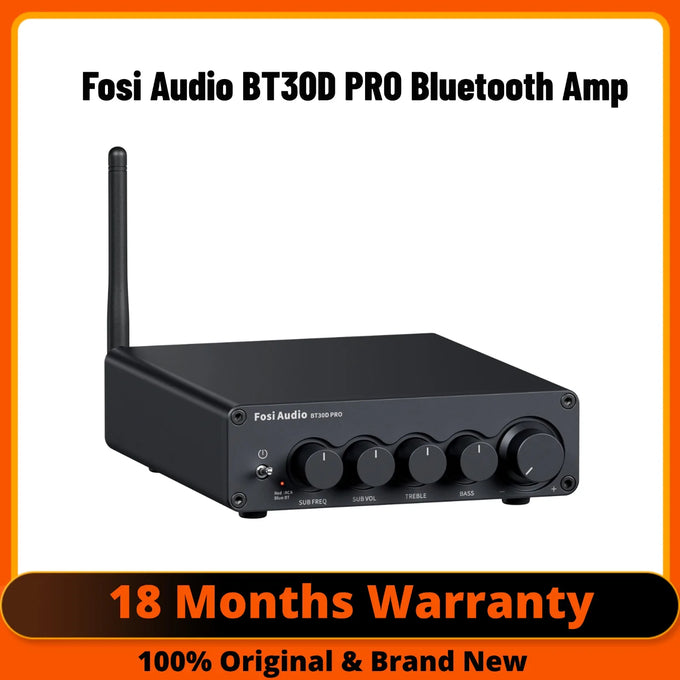 Fosi Audio BT30D PRO Bluetooth Amplifier — product image