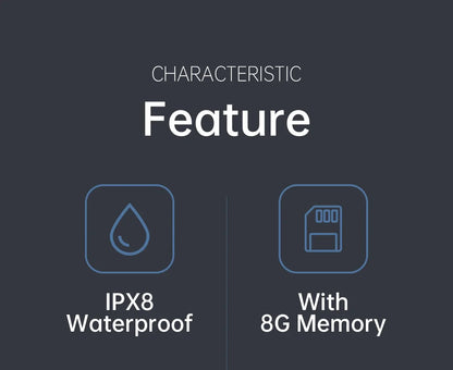 Wireless Earphones for shokz open Sports Bone Conduction Bluetooth IPX8 Waterproof Headphones With 32G RAM Mp3 Music Headset