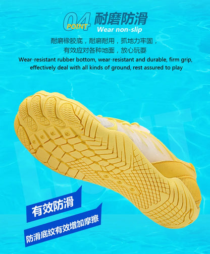 Outdoor Barefoot Sneakers Aqua shoes Men's and Women's Children's Quick-drying Swimming Beach Shoes Water Shoes Suitable Water S