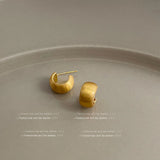 Brushed Geometric Earrings — view 19