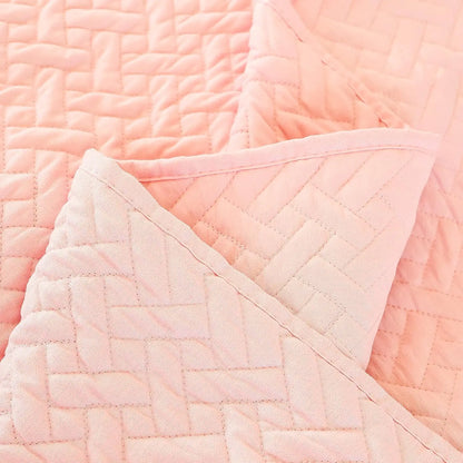 KOZINAP Quilt Queen Size 92x96 – Quilted Lightweight Comforter, Cooling Summer Bedspread, Decorative Bedding Set