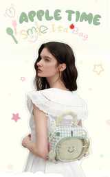 Apple-Shaped Clear Display Backpack — view 3