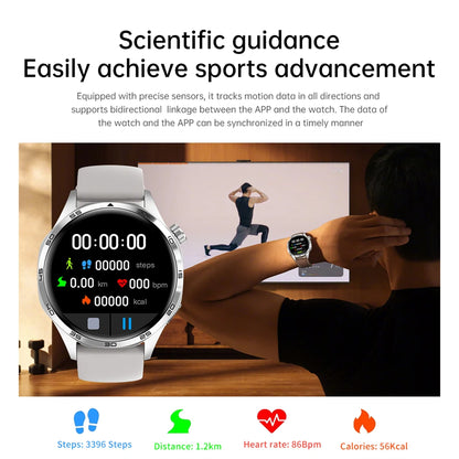 BOXUXING 2026 New Smart Watch Men Watch 5 Pro AMOLED HD Screen Bluetooth Call GPS Trajectory NFC Heart Rate Compass SmartWatches