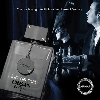 Club De Nuit Urban for Man Eau De Parfum Spray, 3.6 Ounce