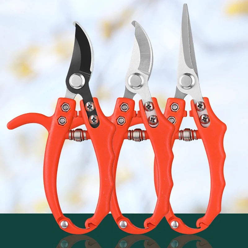 Gardening Branch Scissors Fruit Tree Shears Grafting Pruning for Bonsai Household Garden Non-slip Handle Tools Shears