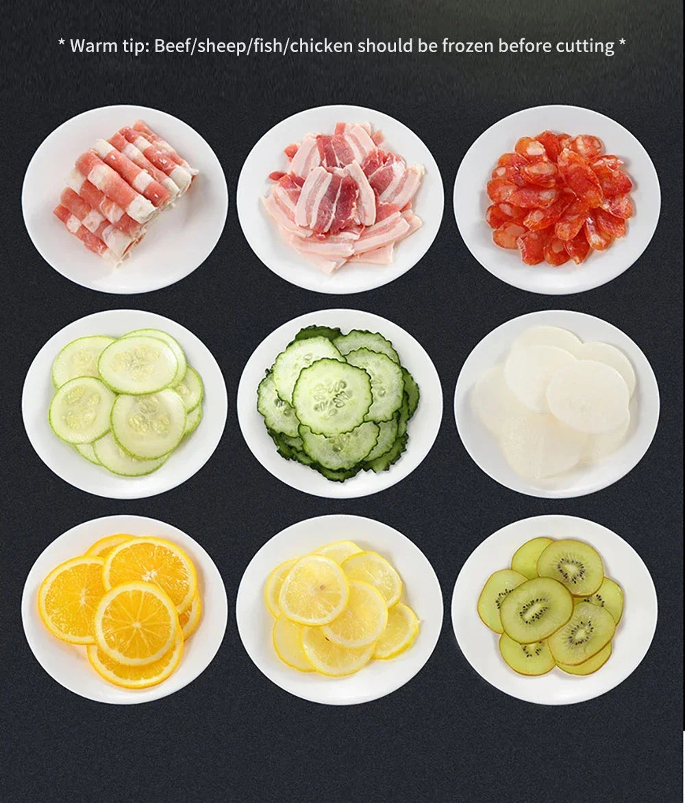 Slicer Safe Mandoline Vegetable Cutter Veggie Dicer Slicer for Julienne French Fry and Potato Get Storage Box with Lid