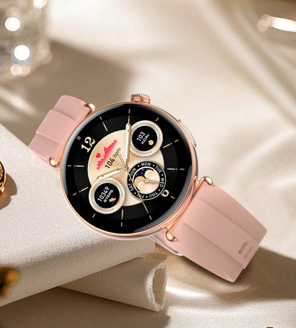 2026 New Women AI Smart Diagnosis Smart Watch HRV+ECG Uric Acid Blood Oxygen Health Monitor IP68 Waterproof Sports Smartwatches