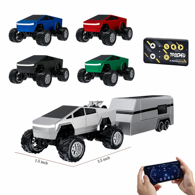 Mini RC Pickup & Trailer — product image