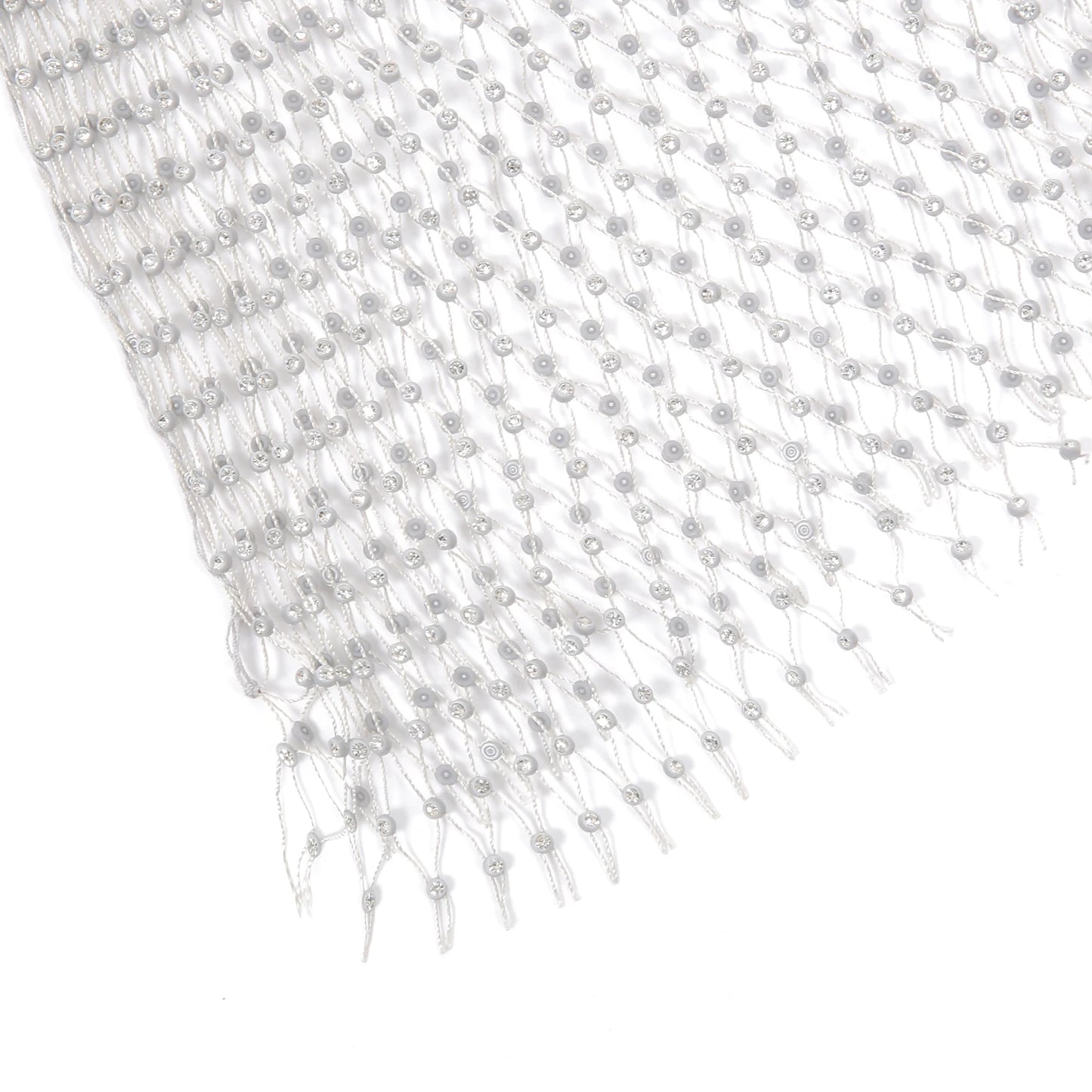 Tank Tops Shiny Rhinestone Fishnet Hollow Out Top Men Mesh See Through Tassel T-Shirt Man Party Clubwear Transparent Vest