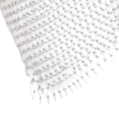 Tank Tops Shiny Rhinestone Fishnet Hollow Out Top Men Mesh See Through Tassel T-Shirt Man Party Clubwear Transparent Vest
