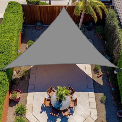 Triangle Sun Shade Sail Waterproof UV Block Outdoor Garden Patio Awning Canopy Triangle Sunshade Sail