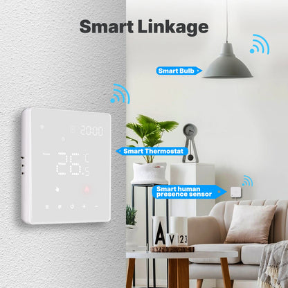 MOES Tuya WiFi Smart Thermostat Programmable Temperature Controller Water Boiler Electric Heating Work With Alexa Google Home
