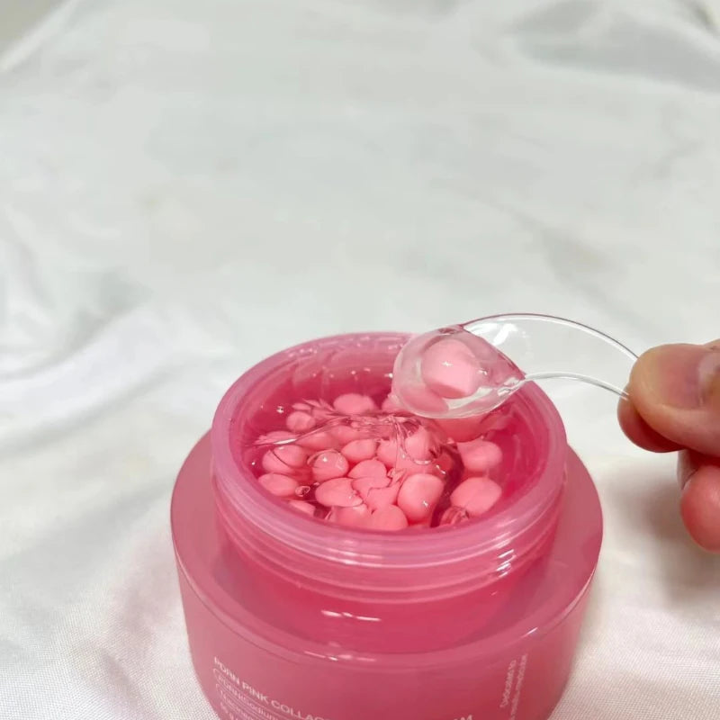 PDRN Pink Collagen Capsule Cream with Niacinamide Cream for Uneven Skin Tone Lightweight Face Moisturizer original korean cream