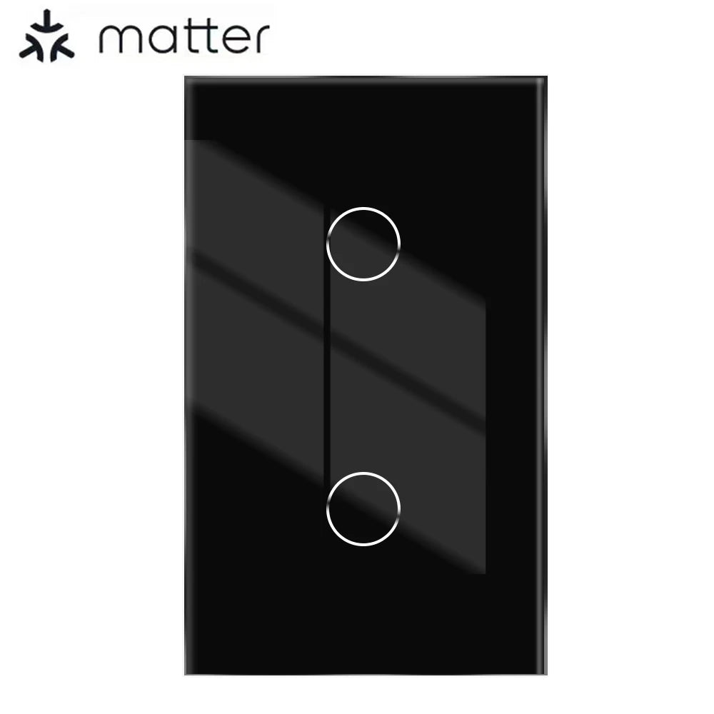 Matter smart switch  Alexa Google No APP required Intelligent Control Scan QR Code to Connect Touch Light Switch