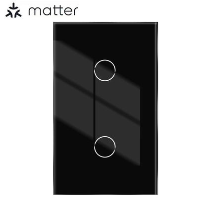 Matter smart switch  Alexa Google No APP required Intelligent Control Scan QR Code to Connect Touch Light Switch