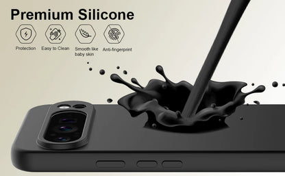 High Quality Skin-friendly Soft Silicone Anti-Drop Phone Case For Google Pixel 10A 10 9 Pro XL 8 7 6 A Shockproof Protect Cover