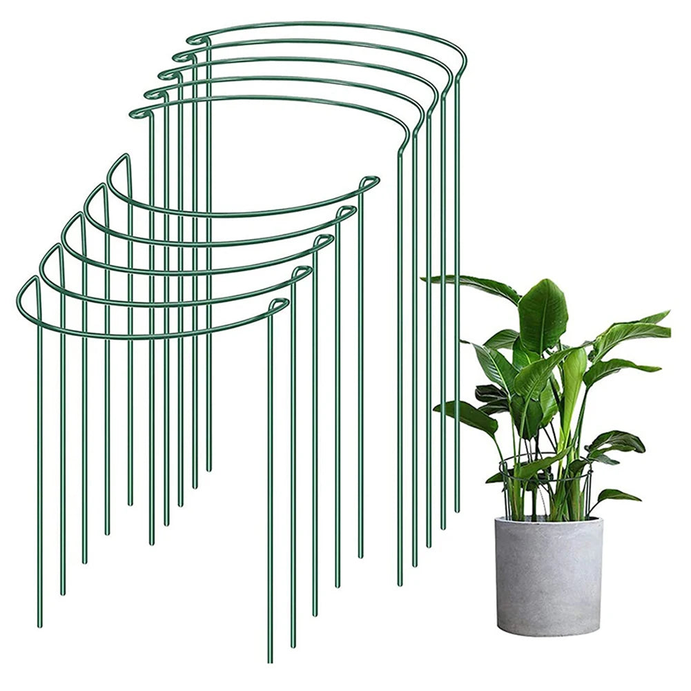 Sturdy Metal Plant Support Stakes Vegetables Garden Flower Pot Plant Metal Iron Fixing Rod Support Climbing