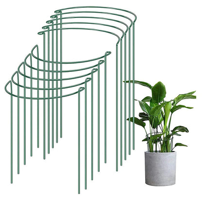 Sturdy Metal Plant Support Stakes Vegetables Garden Flower Pot Plant Metal Iron Fixing Rod Support Climbing