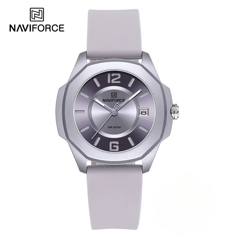 NAVIFORCE NF7107 Quartz Calendar Waterproof and Shockproof Watches for Women Clocks