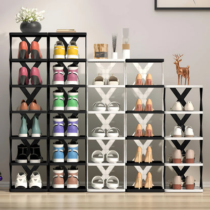 Shoe Rack Storage Organizer Detachable Shoe Racks Saves Family Household Rack Multi Layer Simple Shoes Shelf Color Cabinet