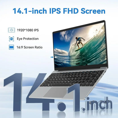 14.1 Inch Intel Core i9 10980HK Windows 11 Pro Laptop 32GB DDR4 2TB SSD Gaming Office PC Gamer Portable Notebook Computer