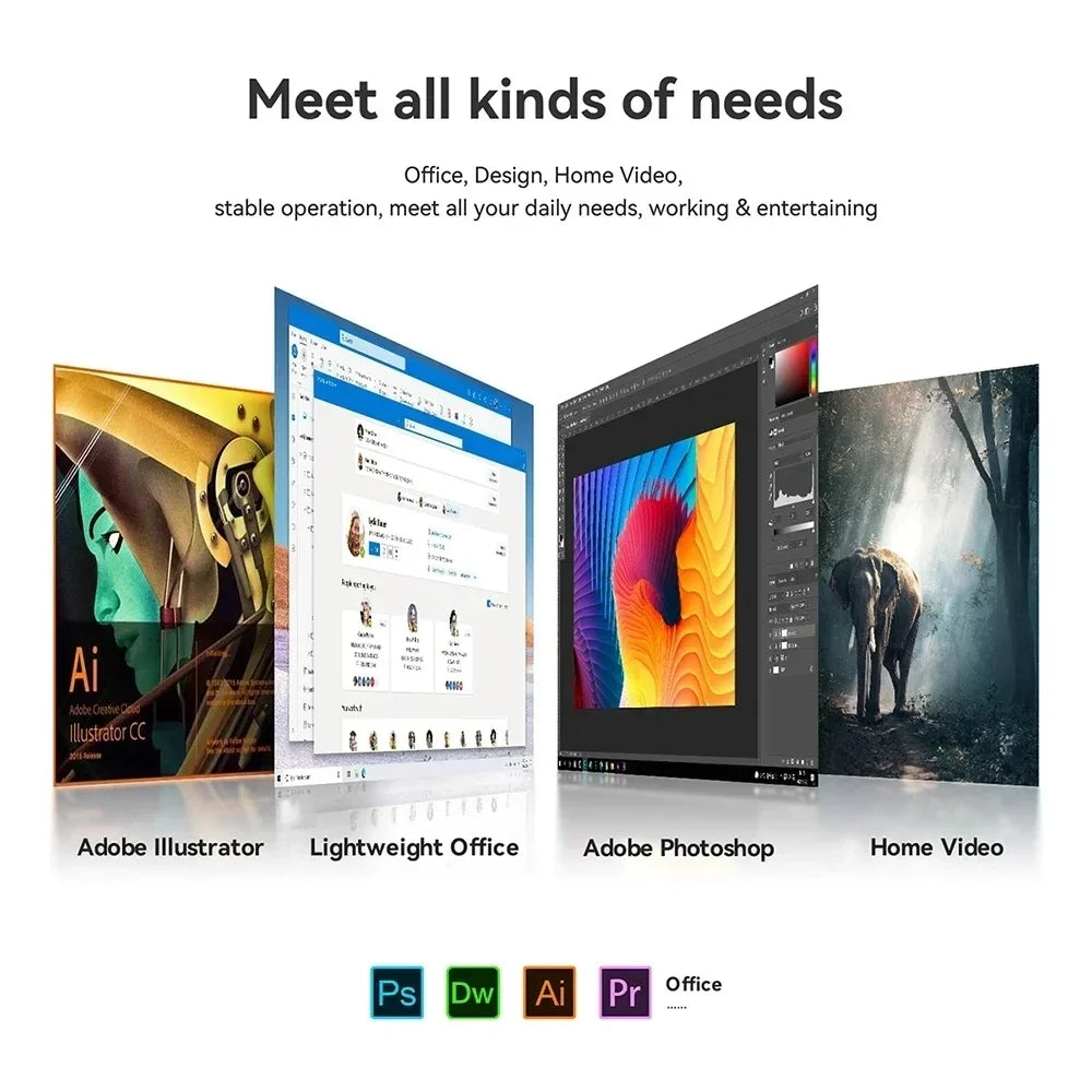 Intel i9 Windows11 Mini PC Protable Gaming i9 10980HK N150 16/32GB RAM WIFI6 BT5.2 4K 1/2TB SSD 1000Mbps Mini Gamer Computer PC