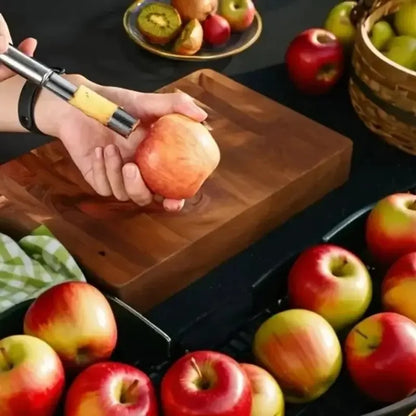 Multi-Fruit Corer, Stainless Steel for Apples, Pears, Oranges, with Hanging Hole, Easy Grip Handle, Professional Kitchen Tool