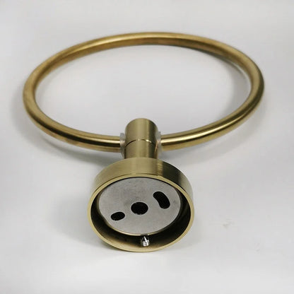 304 stainless steel brushed gold towel ring Bathroom Accessories Wall Mounted Polished Stainless Steel Towel Ring