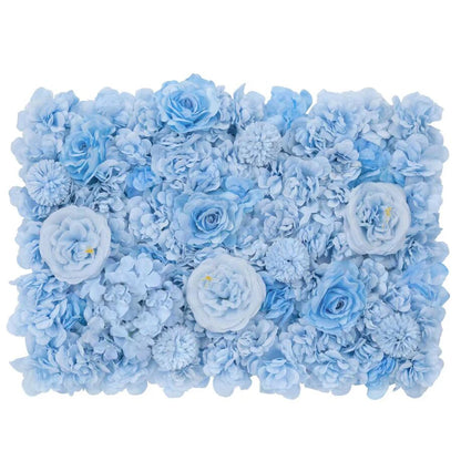 40x60cm Silk Rose Flower Champagne Artificial Flower for Wedding Decoration Flower Wall Panels Romantic Wedding Backdrop Decor