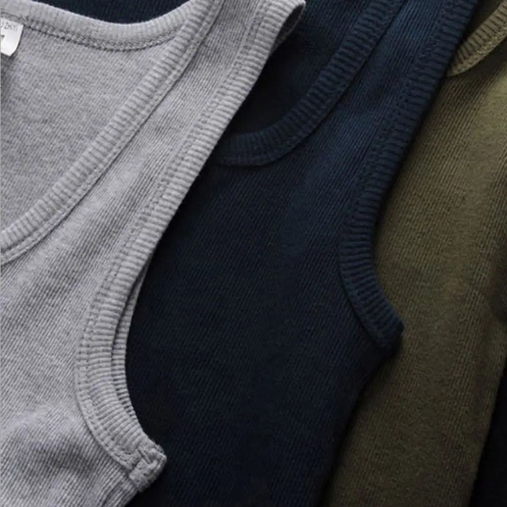 3PCS Summer Men Women Tank Top Cotton Sleeveless Shirt
Bodybuilding Muscle Vest Women Basic Elastic Tank Top Fitness T-shirt Hot